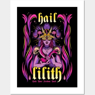 HAIL LILITH - Dark version Posters and Art